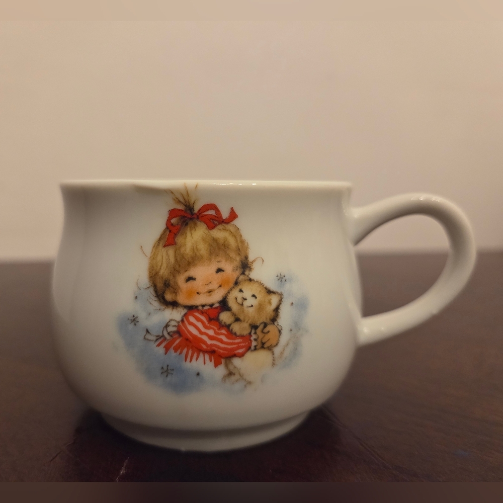 Vintage Enchantments Tea Cup With Festive Design